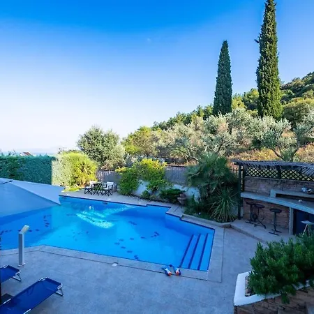 Pool Sea View Holiday Home Close To The Beach Kavala Exterior photo