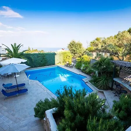 Pool Sea View Holiday Home Close To The Beach Kavala Exterior photo